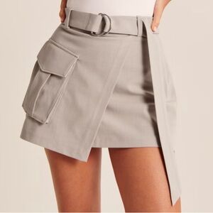 A&F Wrap Front Utility Mini Skort